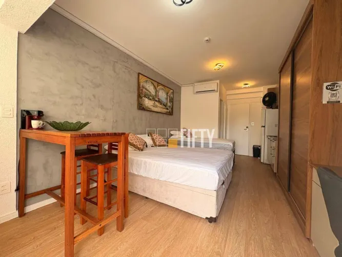 Studio com 1 dormitório para alugar, 28 m² por R$ 3.700,00/mês - Campo Belo - São Paulo/SP