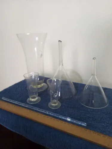 Vidrarias de laboratório ou farmácia de manipulação 