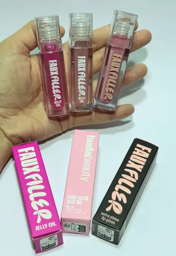 Lip oil HUDA BEAUTY,  faux filler - Importado, original, Novos!