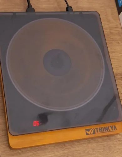 Leitor De Cd Thinkya JA-310 Retro De Madeira Com Bluetooth