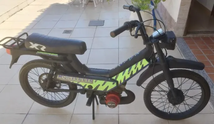 mobilete caloi xr 50 toda reformada motor feito