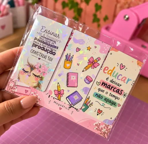 Marca página magnético