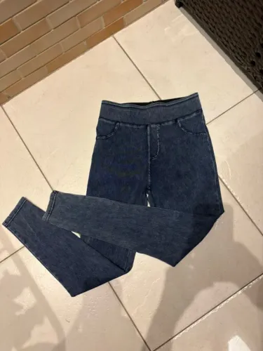 LEGGING AZUL ESTILO IMITA CALÇA JEANS
