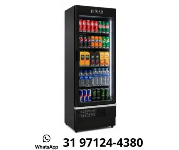 Refrigerador de Bebidas 405L Polar Preto