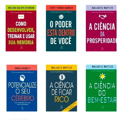 Coleção livros segredo da mente milionária