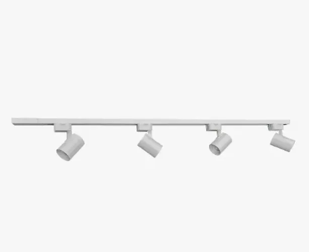 Kit Trilho Eletrificado 1,5m + 4 Spot Led 7w