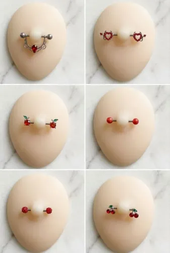 Par de Piercing para Mamilos