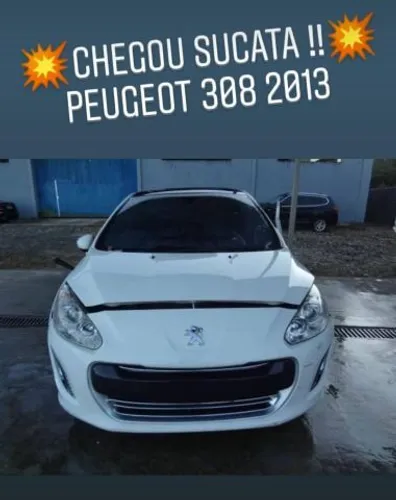 Sucata Peugeot 308 2013 para retirada de peças