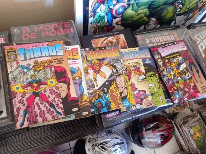 A saga de Thanos editora Abril 1992 completa
