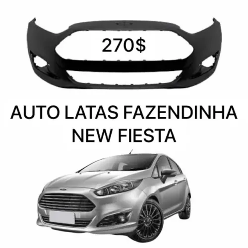 Parachoque new fiesta hatch 2012 2013 2014 2015