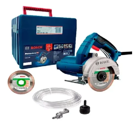 Serra Mármore Bosch 220v Titan 1500w Gdc151 Maleta E Disco