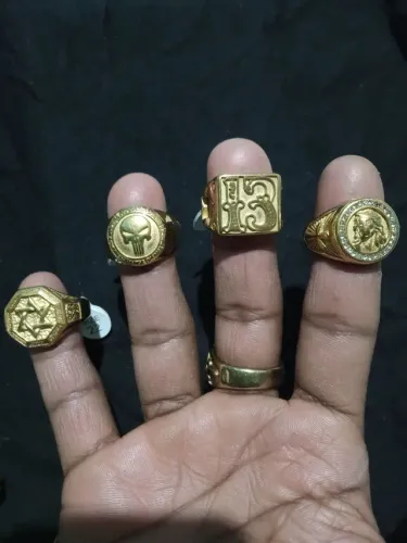 Dedeira banhado ouro 18k