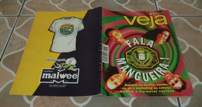 Revista Veja 16 Fevereiro 1994. Fala Mangueira! Para Colecionadores.