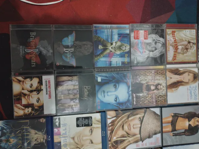 Colecao Britney Spears cds e DVDs