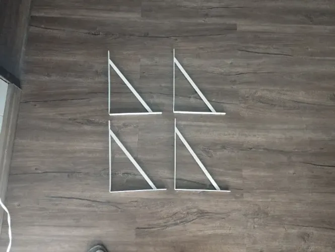 Kit Suporte Com 4 Mãos Francesas