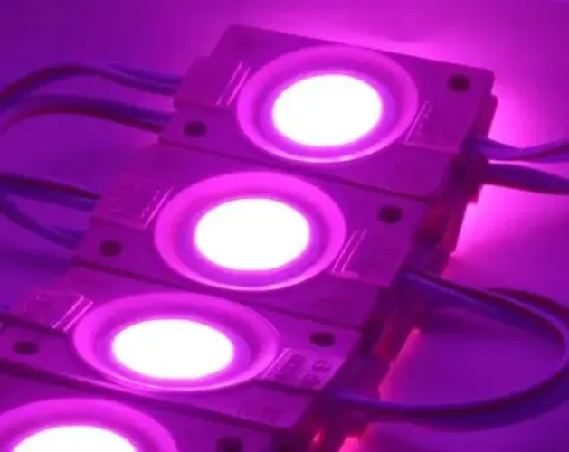 Led cob super brilhante Rosa 2 Unidades 12v à prova água carro loja publicidade COD-CP766 