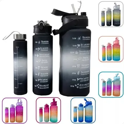 Oferta!!! Kit 3 Garrafa Água Galão Squeeze