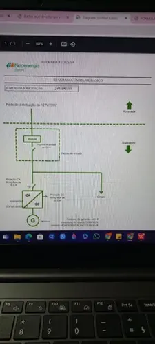 Homologação+Projeto de energia solar (fotovoltaico) on grid e off grid.