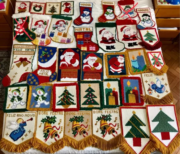 Tapeçaria de natal preços variados