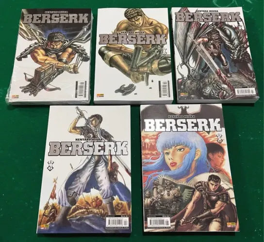 Berserk edição de luxo panini 1 ao 5