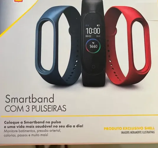 Smartband com 3 pulseiras