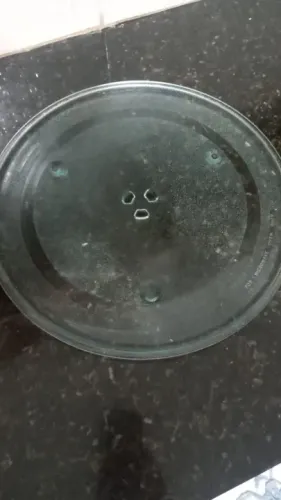 Prato de vidro para microondas