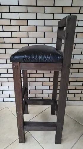 Banquetas altas com assento estofado e encosto, várias cores, direto do fabricante