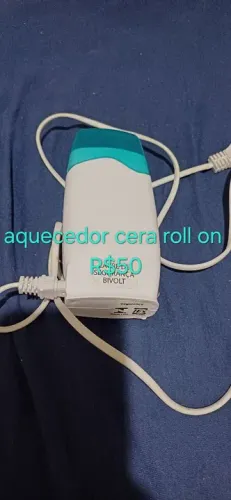 Aquecedor de cera roll on