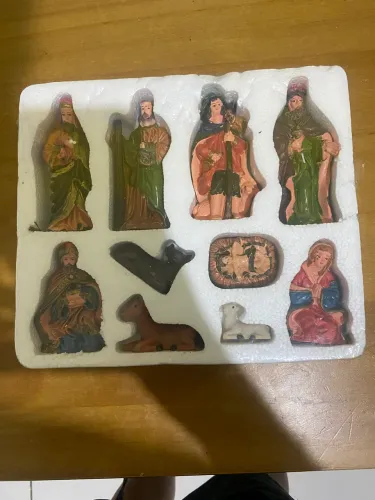 Decoração de Natal presépio natalino