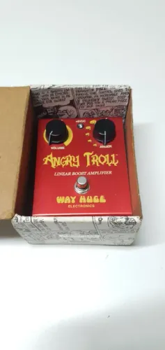 Pedal de Boost Overdrive Angry Troll Way Huge