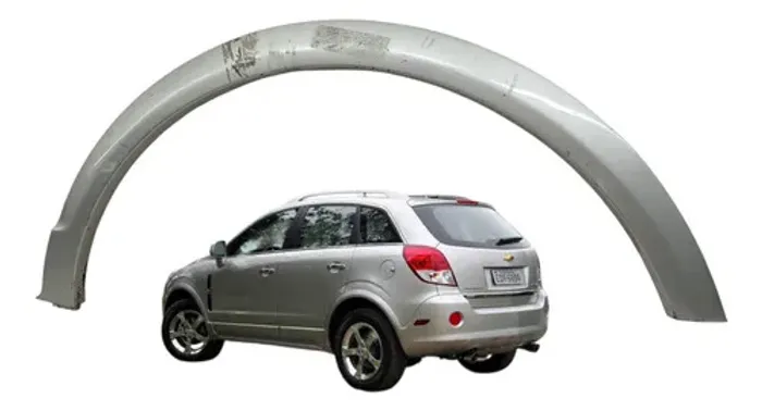 Moldura Paralama Traseiro Esquerdo Gm Captiva 2008 Detalhe