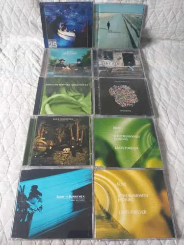10 Cd's do grupo Echo & The Bunnymen