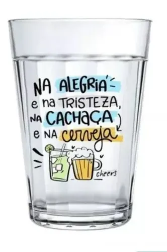 Kit 15 Copos Americano Personalizados 190 ml Acrílico