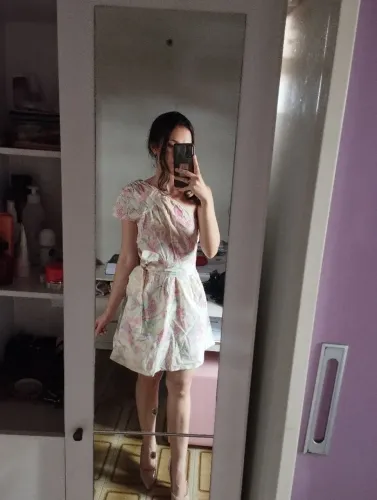 Vendo vestido estampado 