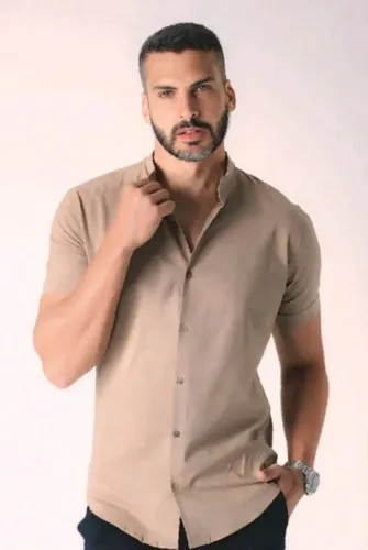 Camisas Viscolinho Gola Padre tamanhos