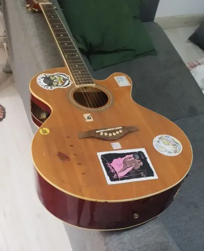 Violão de aço Benson BVE-A12CET-N 