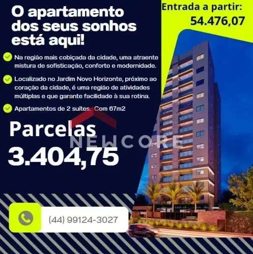 Apartamento em Rua Paraíso - Vila Marumby - Maringá/PR