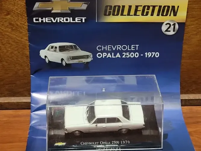 Chevrolet Opala 2500 1970 - Coleção Chevrolet Collection - Carrinho Miniatura 1/43