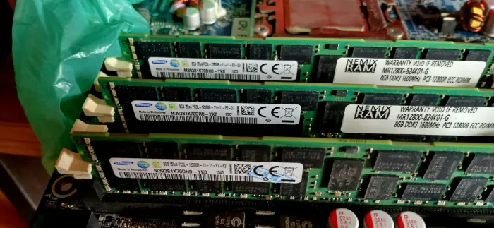 MEMÓRIAS SAMSUNG ECC 8GB DDR3 (SERVIDOR)