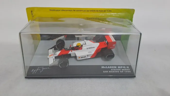 * MT McLaren MP4/4 Ayrton Senna San Marino GP 1983 escala 1:43