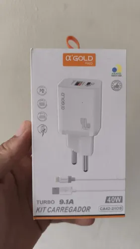 Carregador iPhone turbo