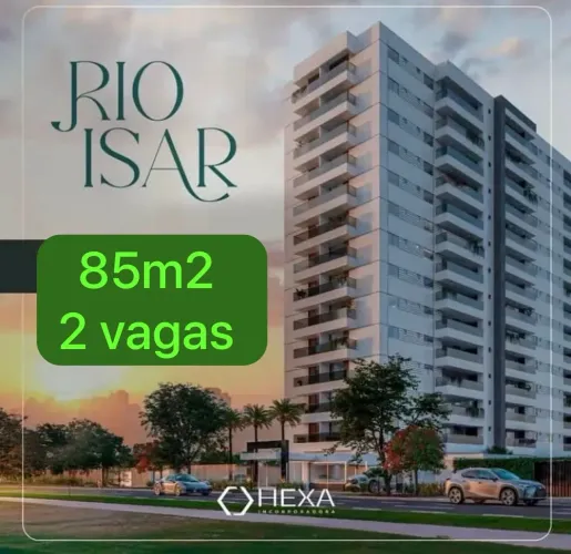 R$60.000 abaixo do valor de mercado Rio Isar . 85 m² . 2 vagas . Nascente . 8º andar