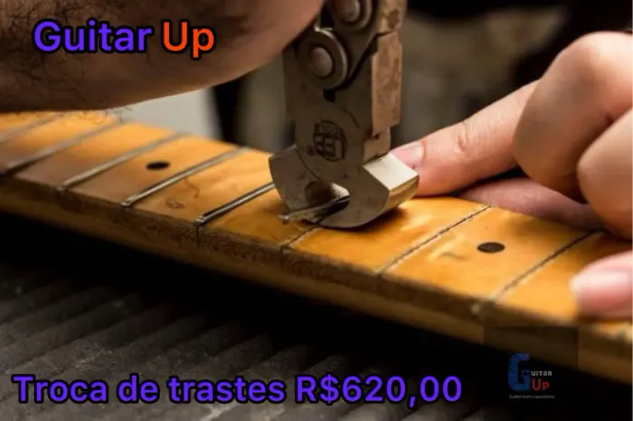 Troca de trastes em instrumentos musicais