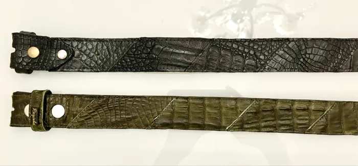 2 Cintos Couro De Jacaré Legítimo!