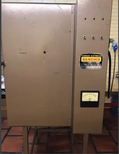 Forno Sanchiz P/ Queima De Porcelana/vidro Pintados 1200 °c (Usado)