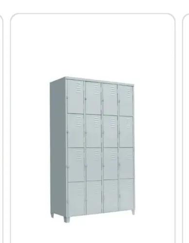 Armário para vestiário com 16 portas