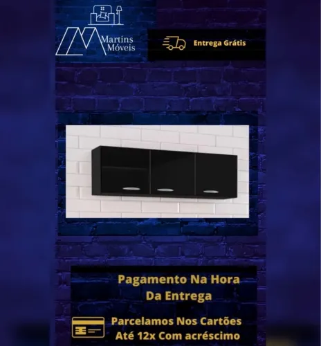 GRANDE PROMOÇÃO* ARMÁRIO AÉREO NOVO ENTREGA GRÁTIS ACEITA CARTÃO