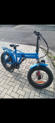 BICICLETA ELÉTRICA WATTS BW3 350 WTS DOBLAVEL ARO 20 PNEU LARGO NOVA OFERTA IMPERDIVEL.