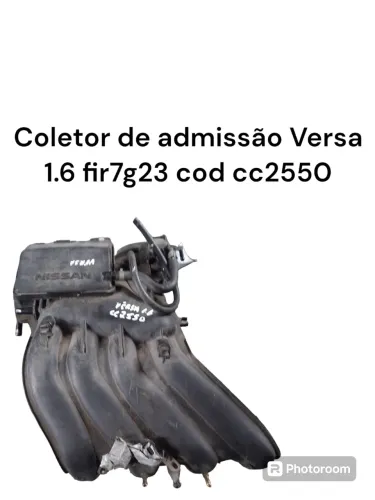 Coletor De Admissão Nissan Versa 1.6 Cod Cc2550