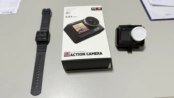 Câmera de ação SJCAM SJ11 4k Active Com Tela Dupla Cor Preto